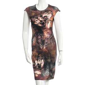 SOLD- Alexander McQueen McQ Wolf Dress Sexy Fierce